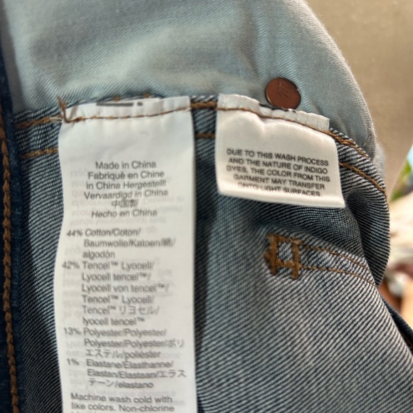 Madewell Tencel Edition Skinny Jeans High-Waisted Danny Wash size 26 - Picture 5 of 5